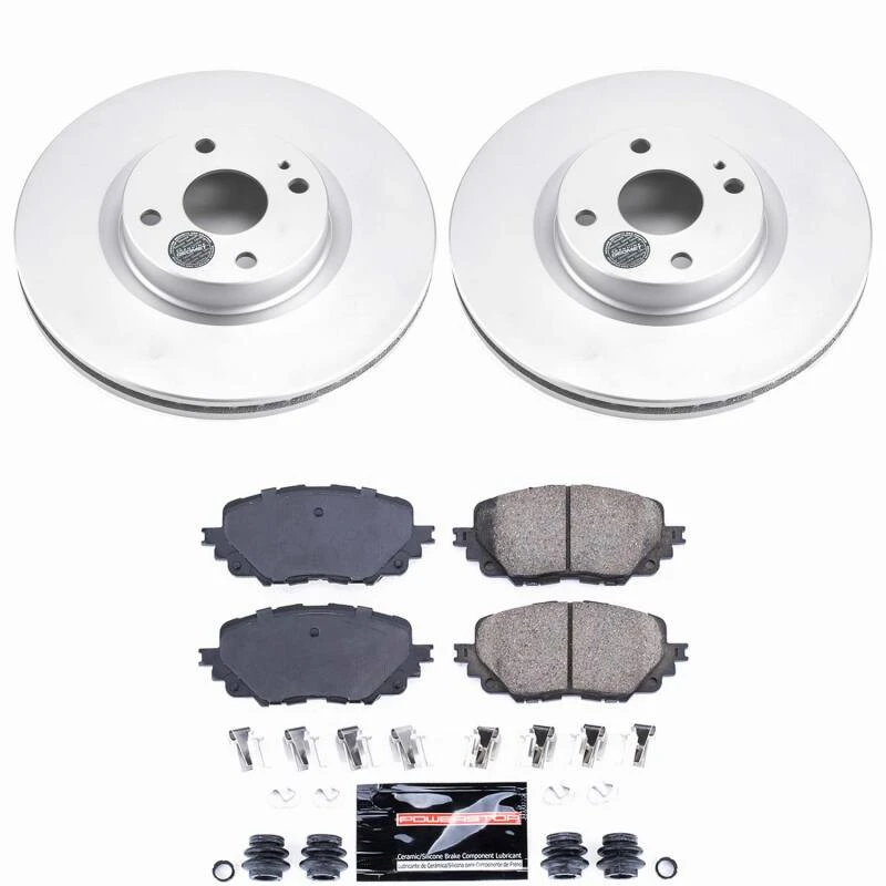 Power Stop 17-20 Fiat 124 Spider Front Z23 Coated Brake Kit