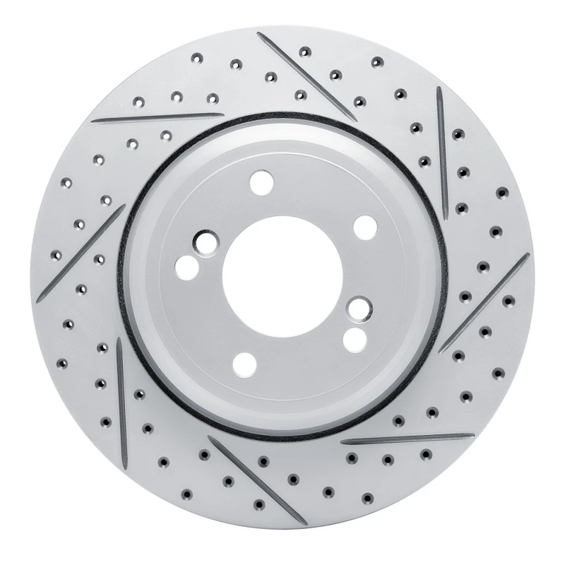 DFC 00-06 BMW M5 Rear Right Drilled & Slotted Geoperformance Rotor