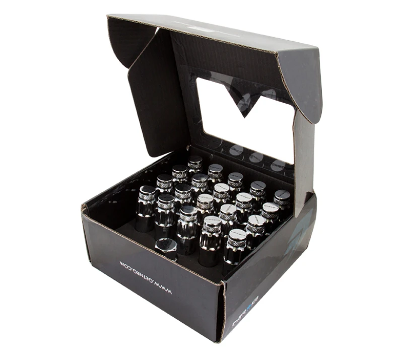 NRG 700 Series M12 X 1.25 Stahlradmuttern mit Staubkappen
