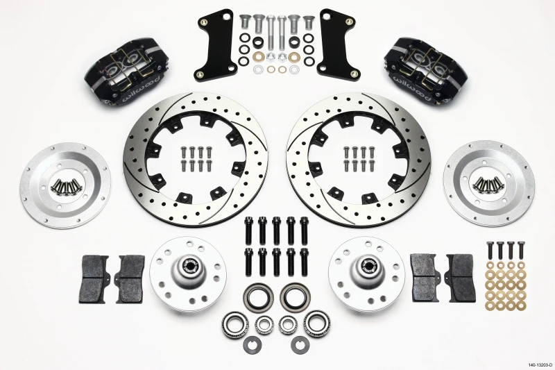 Wilwood Dynapro Dust-Boot-Vorderrad-Bremse-Kit 12,19 Zoll gebohrt 67-69 Camaro 64-72 Nova Chevelle