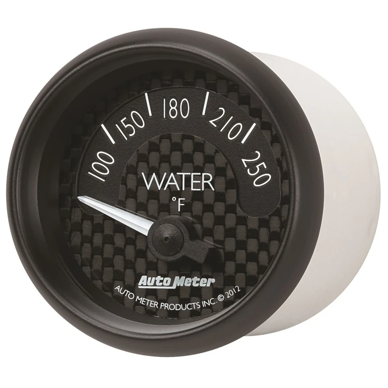 Autometer GT-Serie 52mm Kurzer Durchlauf Elektronische 100-250 Grad F Wasser-Temperatur