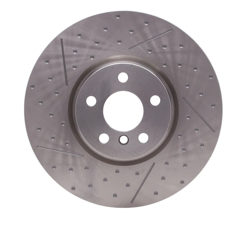 DFC 15-19 Mini Cooper Countryman Front Brake Rotor - Dimpled and Slotted