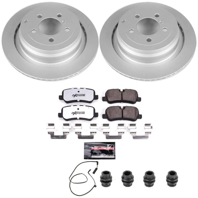 Power Stop 06-12 Land Rover Range Rover Rear Z36 Coated Truck & Tow Brake Kit