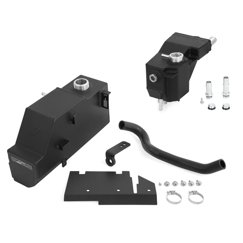 Mishimoto 11-19 Ford 6.7L Powerstroke Expansionstank-Kit - Micro-Wrinkle Schwarz