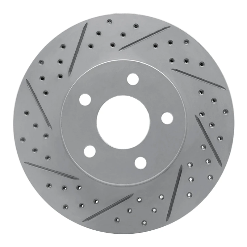 DFC 07-10 Chevrolet Cobalt Front Left Drilled & Slotted Geoperformance Rotor