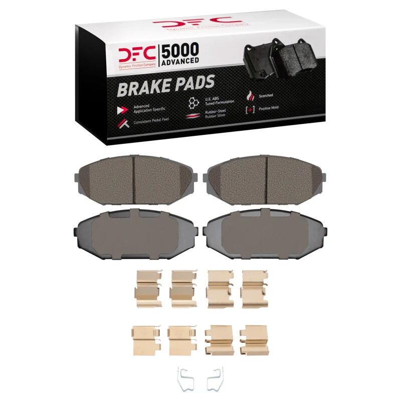 DFC 99-04 Acura MDX Front 5000 Advanced Ceramic Brake Pads and Hardware Kit