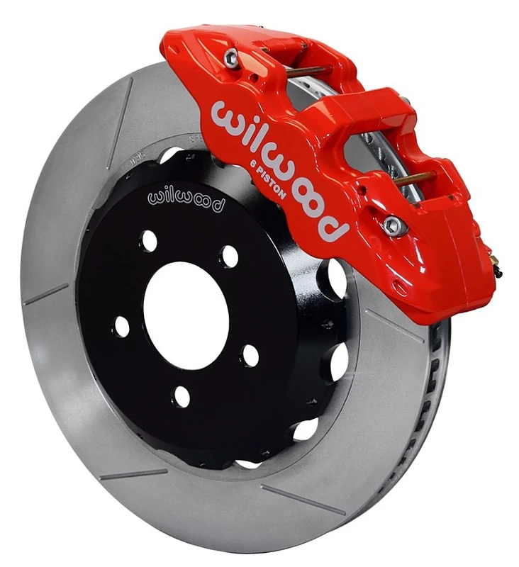 Wilwood AERO6 Vordere Bremse Kit 14,00 Rot 2016- Camaro mit Leitungen