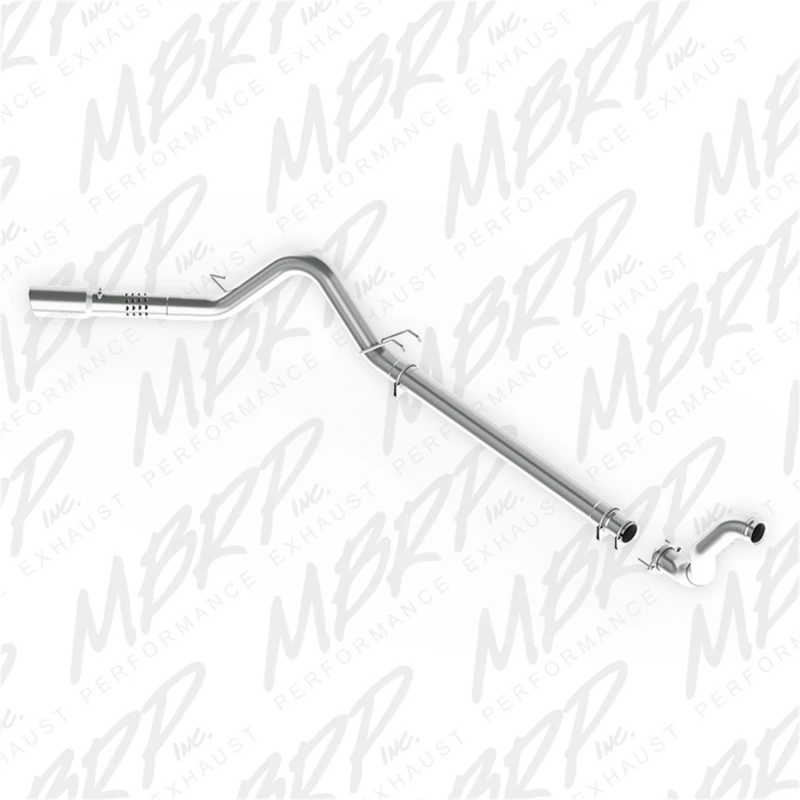MBRP 08-10 Ford 6.4L F250/350/450 4 Zoll Filter Back Single Side Exit Aluminium und Down Pipe
