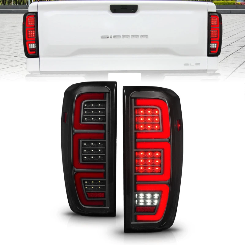 anzo_311458-6792e0f9cbf46 Anzo 19-23 GMC Sierra 1500/2500HD/3500HD Rauchschwarz Ersatz-LED-Leuchte für hintere Leuchten