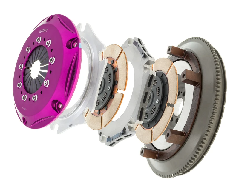 Exedy 2003-2007 Infiniti G35 V6 Hyper Zwillings-Cerametallic-Kupplung, Sprung Center Disc, Drucktyp-Abdeckung