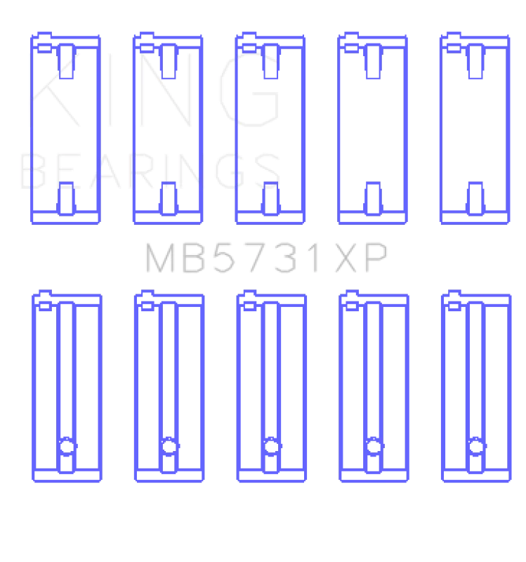 King Engine Bearings Suzuki G13A / G13B / G13BA / G13BB Main Bearing Set