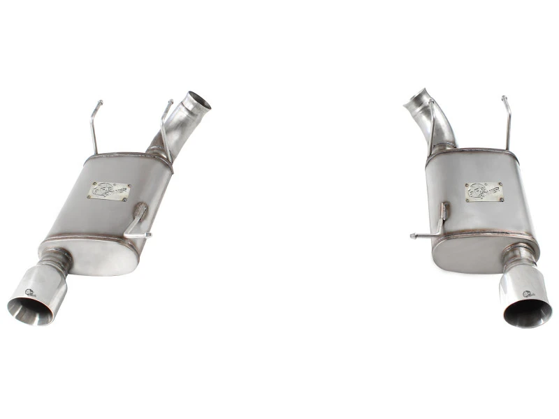 aFe MACHForce XP Auspuff 11-14 Ford Mustang GT V8-5.0L 3 Zoll SS Axle-Back mit polierten Endrohren