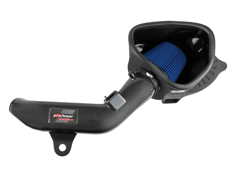 aFe Track Series Carbon Fiber Einlasssystem mit Pro 5R Filter BMW M2 (F87) 16-18 L6-3.0L (t) N55