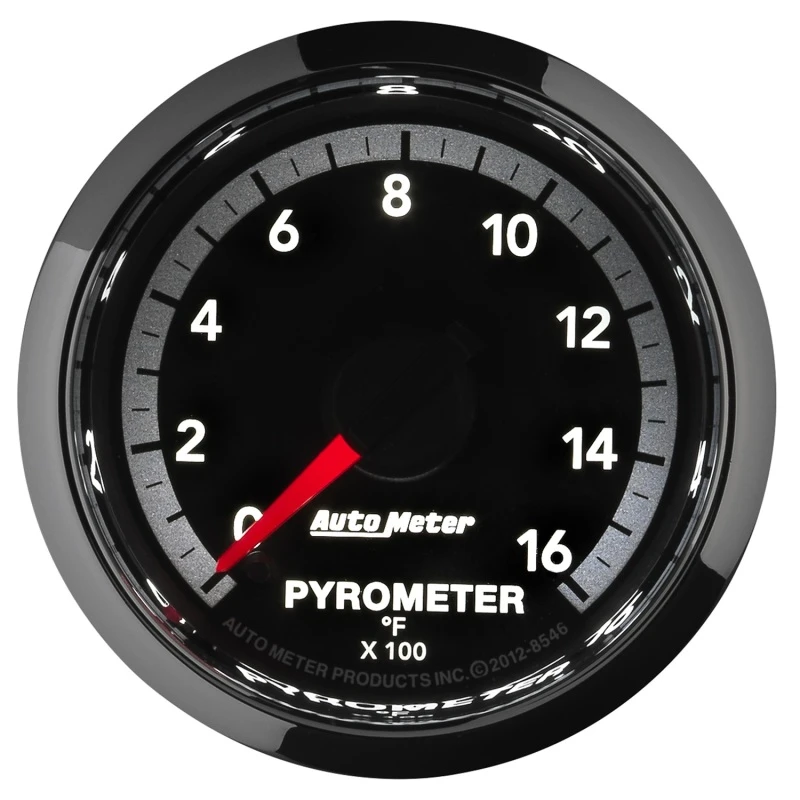 Autometer Gen4 Dodge Factory Match 52,4 mm Voll- Sweep-Elektronik 0-1600 Grad F EGT/Pyrometer Anzeige