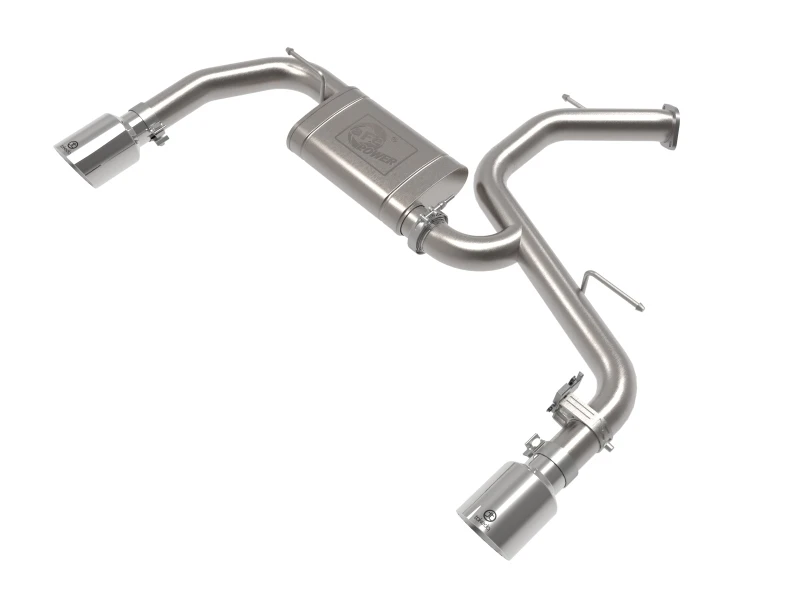 aFe Takeda 22-23 Hyundai Elantra N L4-2.0L (t) 3 Zoll 304 Edelstahl Axle-Back Auspuffanlage mit polierten Endrohren