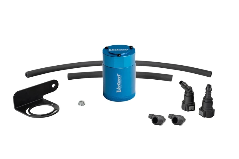 Volant 19-23 Chevrolat Silverado 1500 3oz Aluminium-Öl-Fangbehälter mit Montagehalter - Blau
