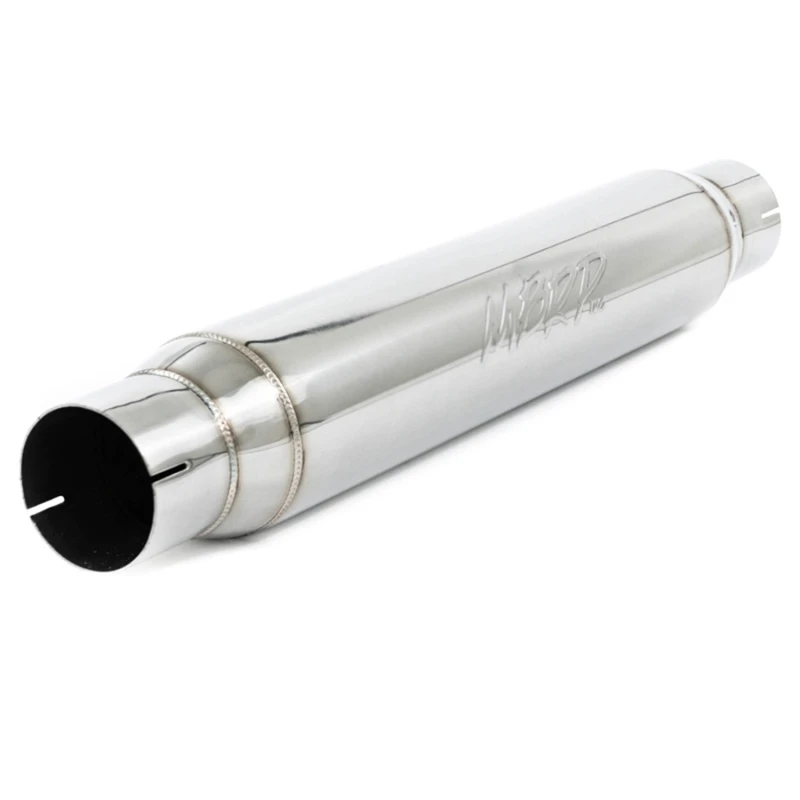 MBRP Universal-Resonator 3 Zoll Einlass / Auslass 22 Zoll Körper 26 Zoll Gesamt T304