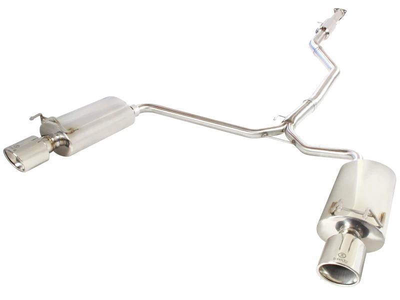 aFe Takeda Auspuff 304SS Dual Cat-Back mit polierten Endrohren 13-17 Honda Accord LX/EX/EX-L Limousine L4 2.4L