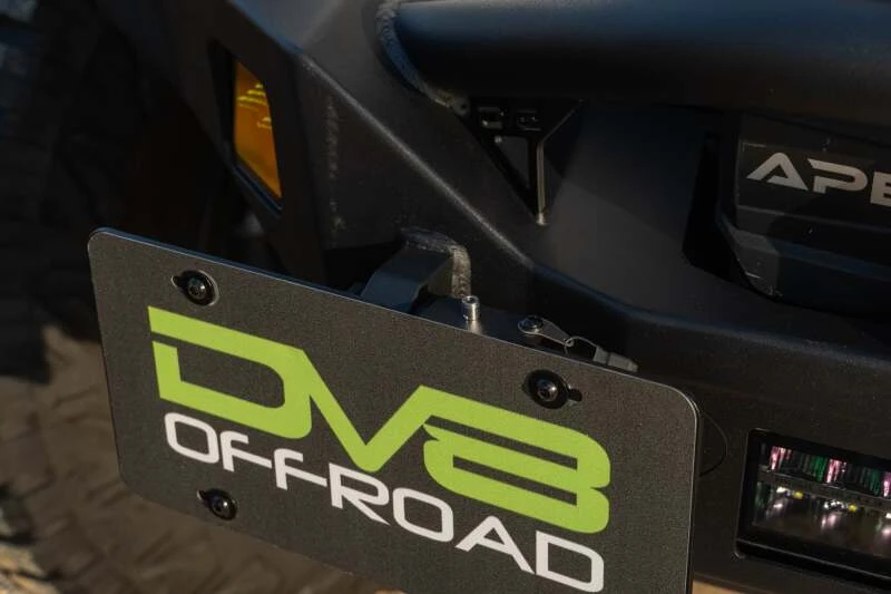 DV8 Offroad Universal Quick Release D-Ring Nummernschildhalter