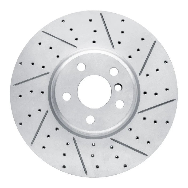DFC 16-26 BMW 530I Left Front Drilled & Slotted Geoperformance Rotor