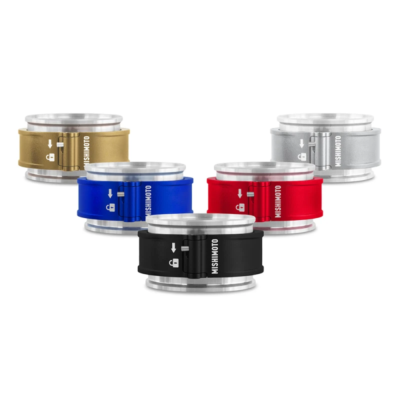 Mishimoto 3,0 Zoll Schnellverschluss-Klemmen-Anordnung - Schwarz