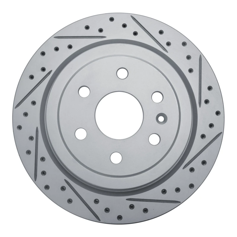 DFC 10-16 Cadillac Srx Rear Right Drilled & Slotted Geoperformance Rotor