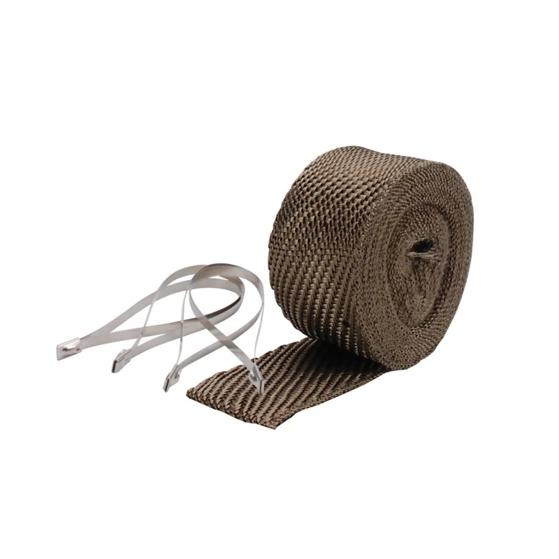 DEI Abgas-Wrap-Kit - Rohr-Wrap und Verriegelungsband - Titan