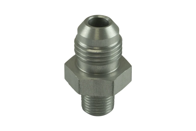 Turbosmart -6AN Flare to 1/8 NPT Male Straight - Clear
