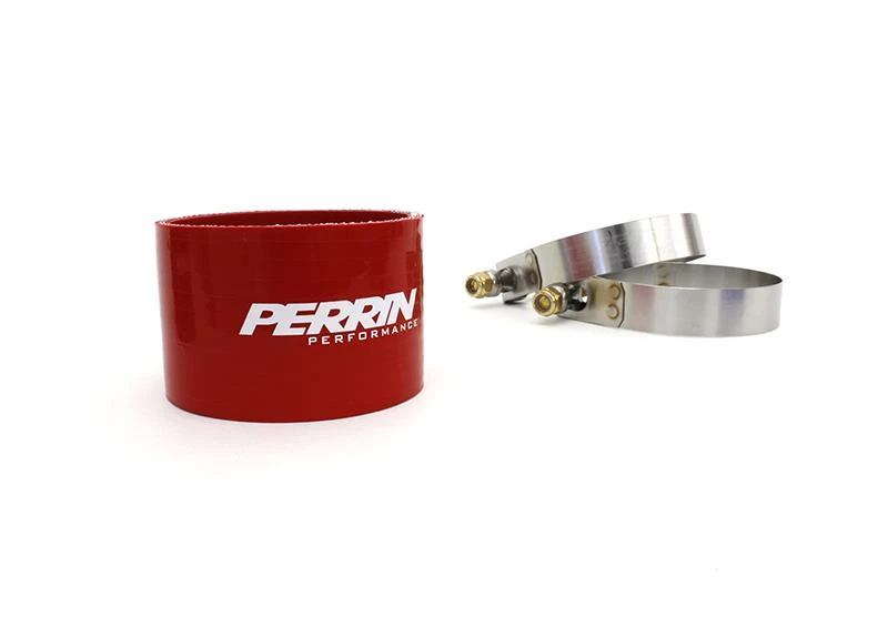 Perrin Top-Mount-Ladeluftkühler-Kupplungs-Kit Rot für Subaru 02-07 WRX / 04-14 STi