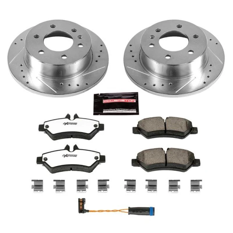 powerstop_K6198-36-67945aa25687d Power Stop 07-09 Dodge Sprinter 3500 Rear Z36 Truck & Tow Brake Kit