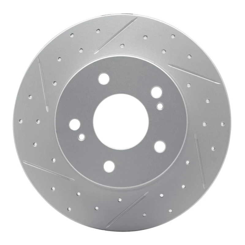 DFC 94-04 Infiniti I30 Rear Left Drilled & Slotted Geoperformance Rotor