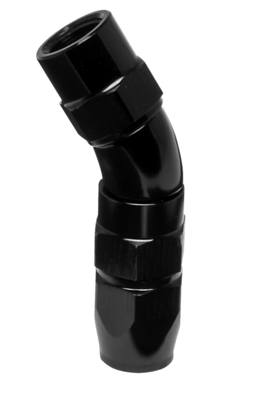 Vibrant -3AN 30-Grad-Hochfluss-Schlauchendstück für PTFE-beschichtete Schläuche - Aluminium