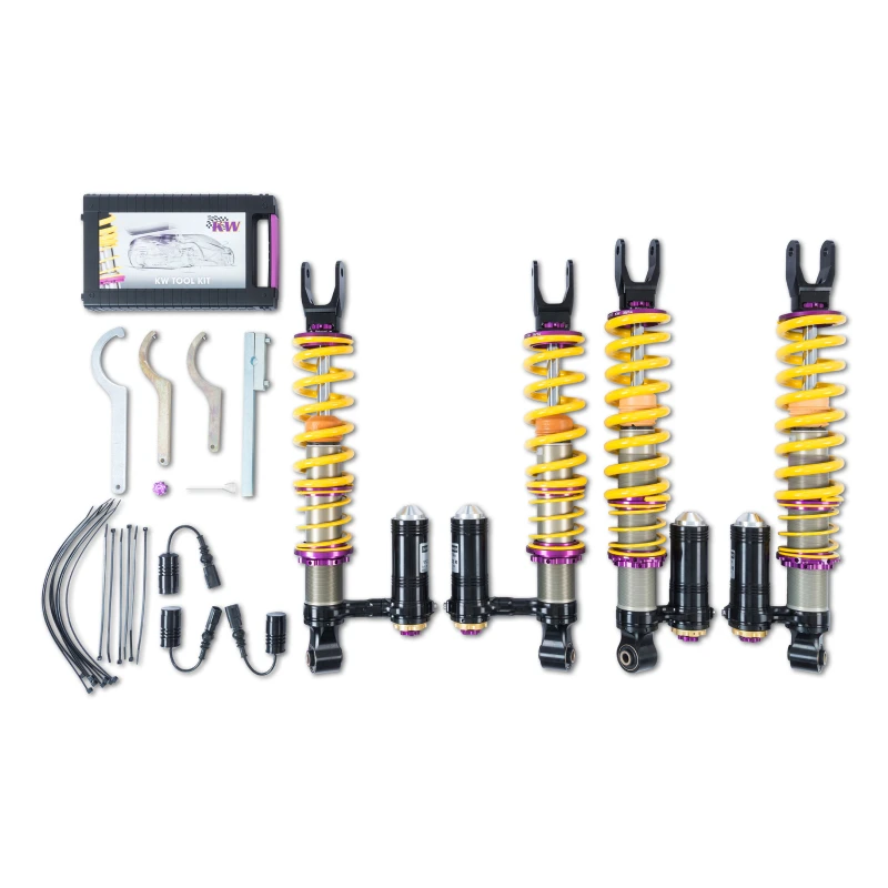 KW Coilover-Kit V4 Kit 2011+ Lamborghini Aventador Inkl. Roadster mit elektronischen Dämpfern