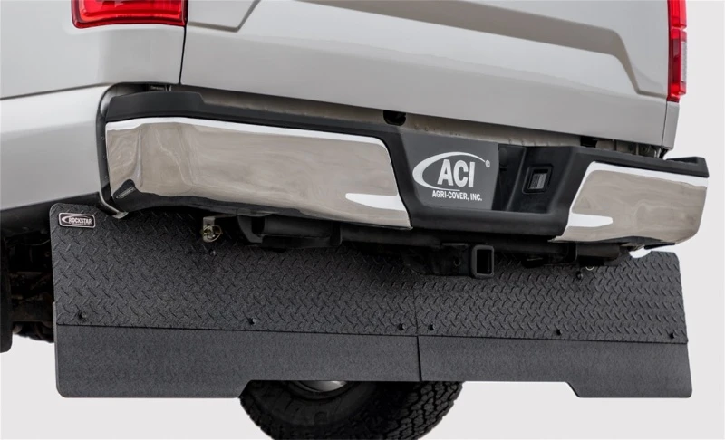 Access Rockstar 2023+ Ford F-250/350 Vollbreite Schleppklappe mit Hitzeschild und einstellbarer Gummi - Schwarzes Urethan