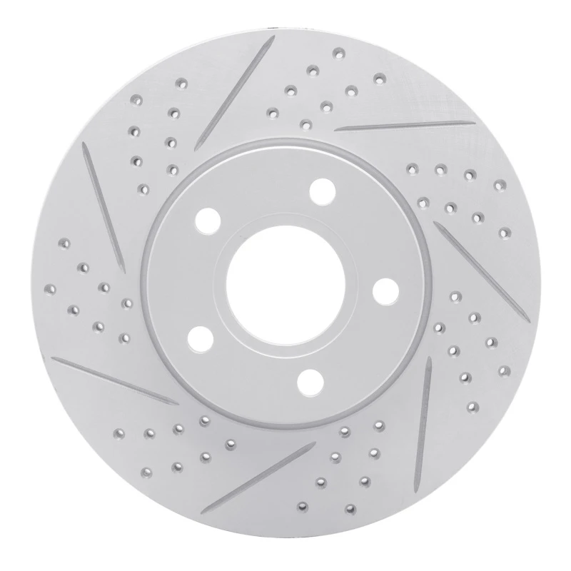 DFC 12-18 Ford C-Max Front Left Drilled & Slotted Geoperformance Rotor