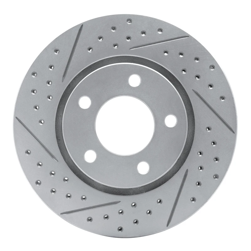 DFC 01-07 Chrysler Town & Country Front Left Drilled & Slotted Geoperformance Rotor