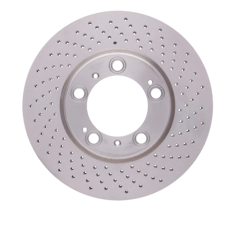 DFC 98-12 Porsche 911 Right Front Drilled Hi-Carbon Alloy Geomet Coated Rotor