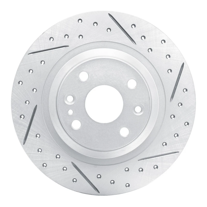 DFC 01-05 Mazda Miata Rear Right Drilled & Slotted Geoperformance Rotor