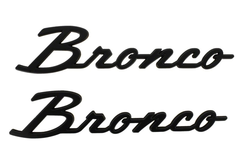 ford-racing_M-1447-BSMB-679337aa4eb6d Ford Racing 2021+ Bronco Classic Script Kotflügel-Embleme - Mattschwarz (Paar)