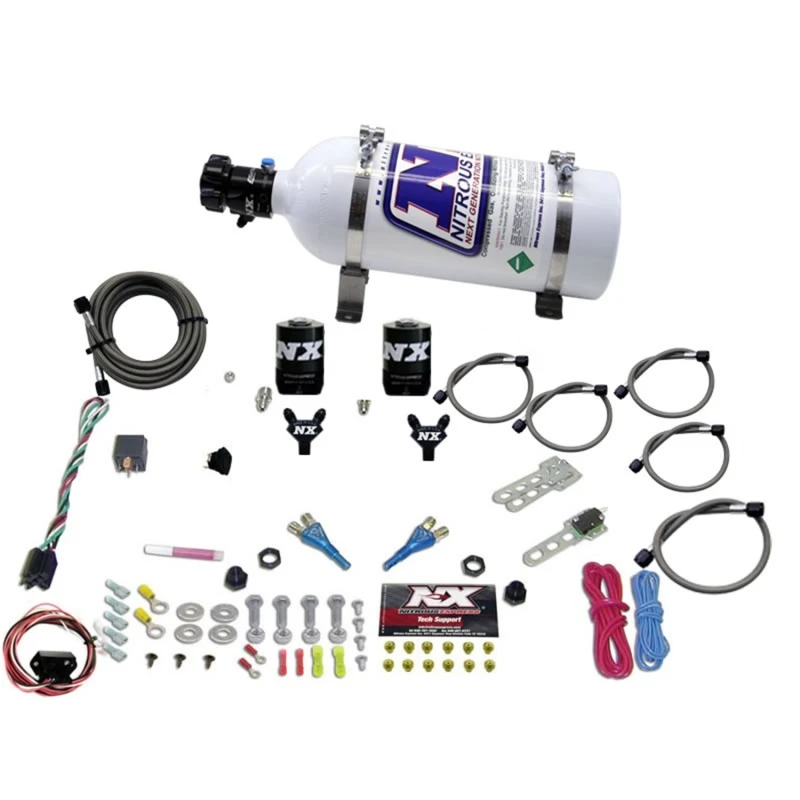 nitrous-express_20716-05-679431982b3d2 Nitrous Express 03-18 Nissan 350Z/370Z Doppel-Düse (35-150PS) mit 5lb Flasche