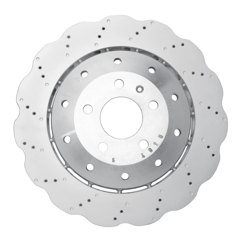 DFC 14-24 Audi R8 Rear Drilled Hi-Carbon Alloy Geomet Coated Rotor