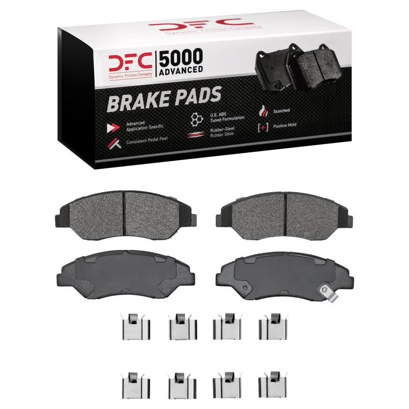DFC 98-02 Kia Sportage (USA/Canada) Front 5000 Advanced Semi Metallic Brake Pads and Hardware Kit