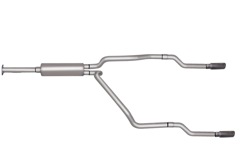 Gibson 96-98 Chevrolet K2500 Cheyenne 5.7L 2.5in Kat-Abgasanlage mit Doppel-Endrohr - Edelstahl