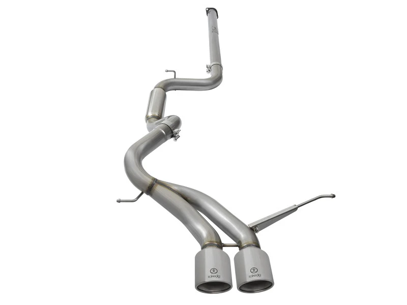 aFe POWER Takeda 3-Zoll-304-Edelstahl-Cat-Back-Auspuffanlage mit polierten Endrohren 13-17 Ford Focus ST L4-2.0L (t)