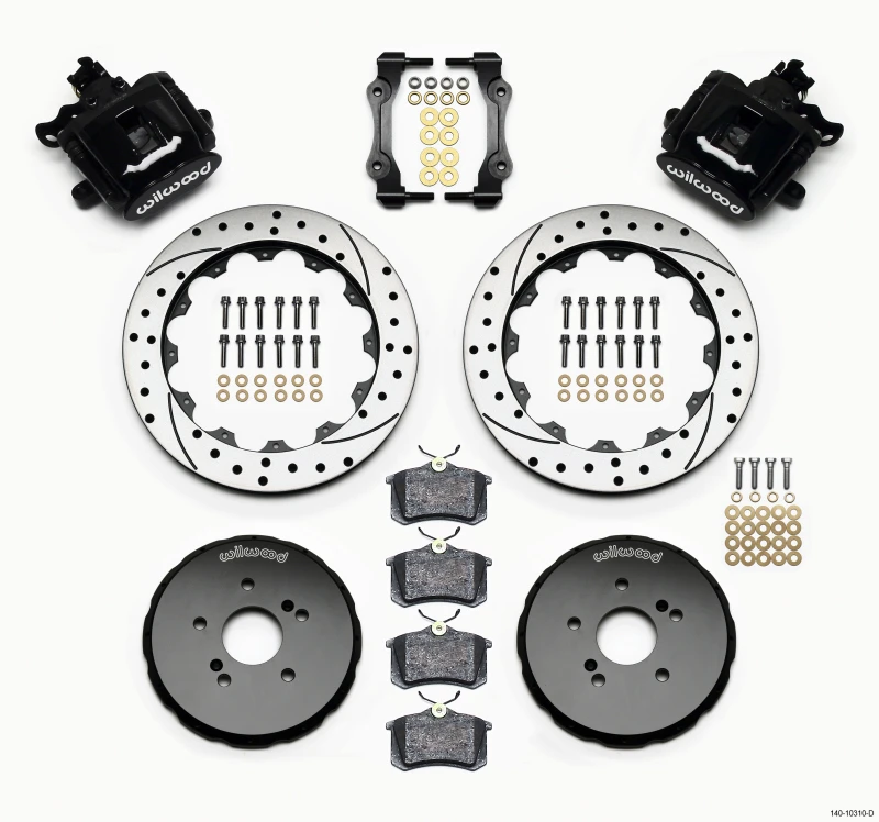 Wilwood Kombinations-Handbremse Hinten Kit 12,88 Zoll gebohrt Honda S2000