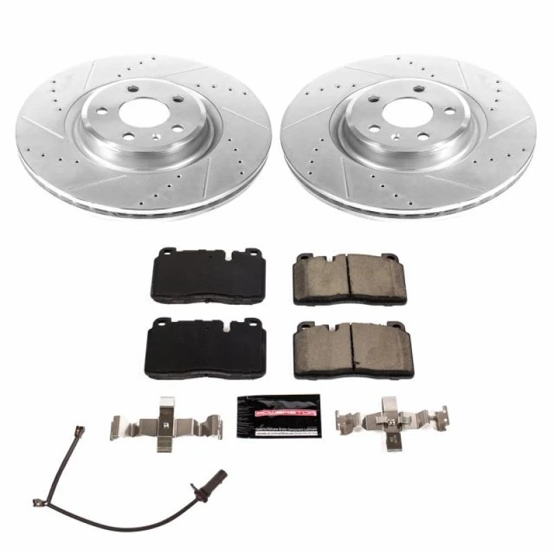 powerstop_K7073-6794582bb8224 Power Stop 17-18 Audi A6 Front Z23 Evolution Sport Brake Kit