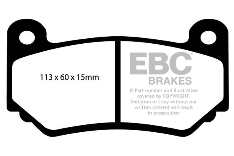 ebc_DP21377-679320a42ccf6 EBC 08-11 Lotus Exige 1.8 Supercharged (240) Yellowstuff Front Brake Pads