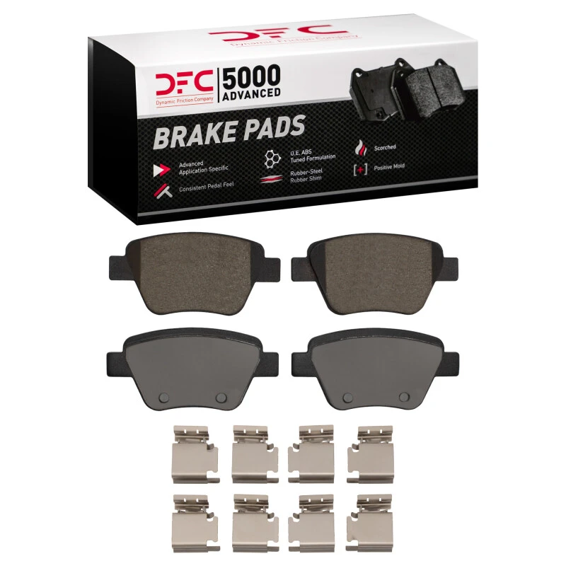 DFC 05-16 Audi A3 Rear 5000 Advanced Ceramic Brake Pads and Hardware Kit