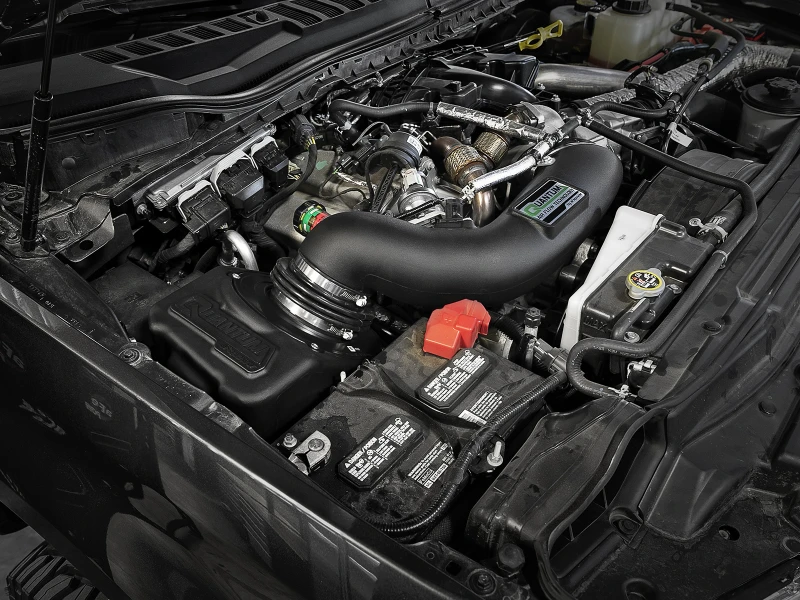 aFe Quantum Pro DRY S Kaltluft-Ansaugsystem 17-18 Ford PowerStroke V8 6.7L (td)