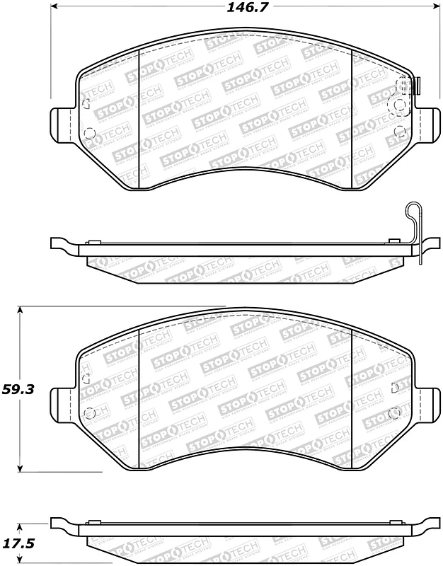 StopTech Street Brake Pads